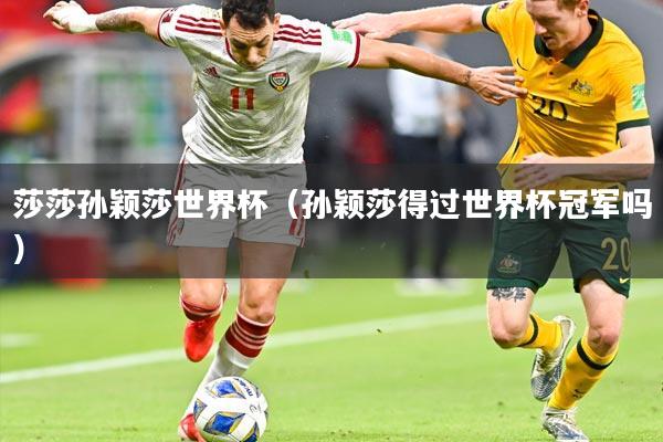 莎莎孙颖莎世界杯（孙颖莎得过世界杯冠军吗）