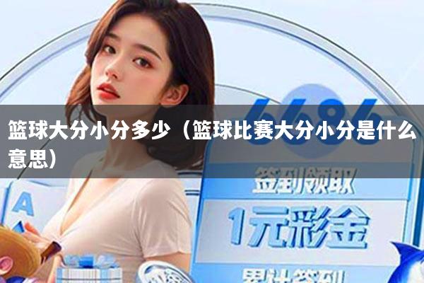 篮球大分小分多少(篮球比赛大分小分是什么意思)